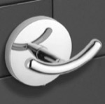 Nameeks NCB36 Bathroom Hook, Polished Chrome